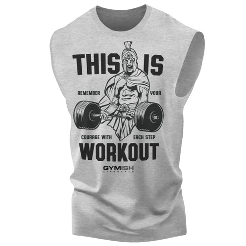 Gymish Lifestyle Spartan Warrior Workout Gym Shirt, Lifting Tshirt for Gym Goers