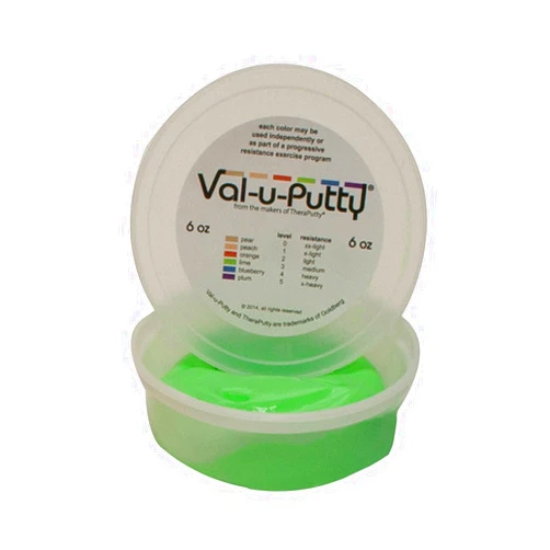 Val-u-Putty 10-3933 Exercise Putty, 6 oz. Capacity, Medium, Lime