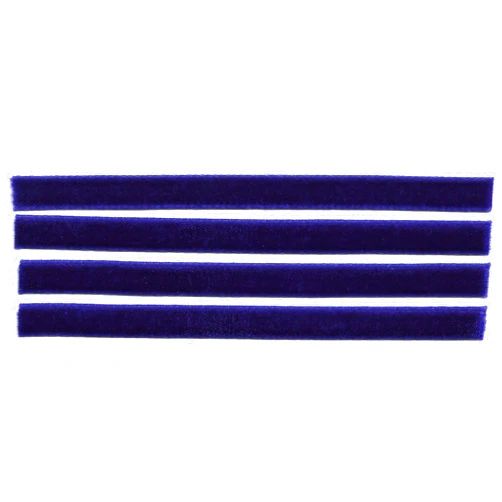 Cap collectibles Vinyl Record Cleaning Strips [Colored/Color Royal Purple] 1/4-inch x 4-inch VPI Okki Nokki Clean Strip Set for 12-inch LP Record Album/Velvet = Cleaner LPs & Albums (4-Pack)