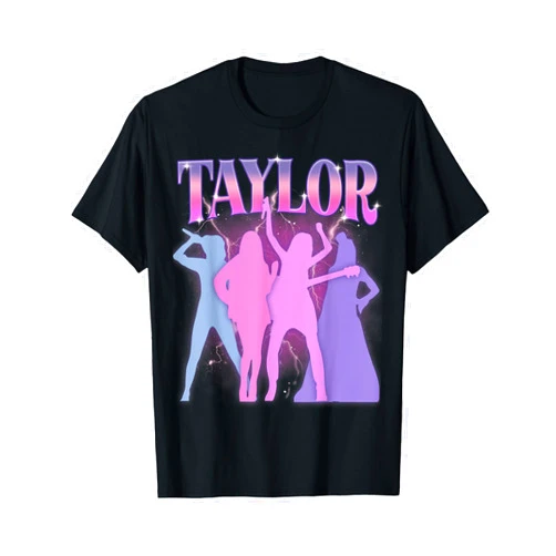 Retro Taylor First Name Personalized Birthday Girl Party T-Shirt