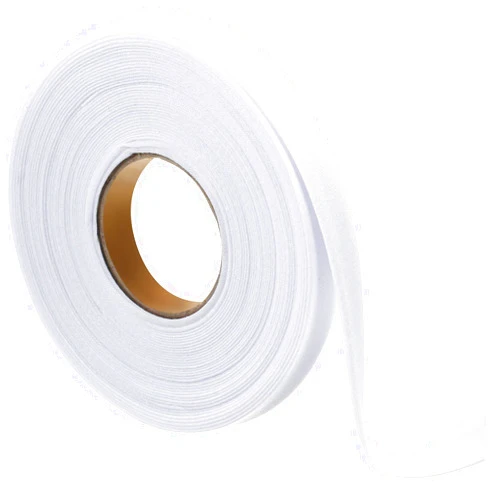 Jetec 1/2 Inch Double Fold Bias Tape Bias Binding Wide Fold Cotton Tape for Sewing Seaming Hemming Piping Quilting Projects (White,10 Yards)