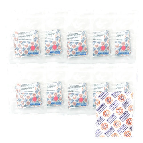 FreshUS 300cc Oxygen Absorber(10 individual pack of 10 Packets, Total 100 Packets) - Long Term Food Storage (100, 300 CC) 100 300 CC