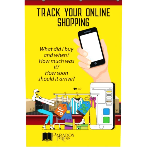 Paradox Press,Paradox Book Covers Formatting Track Your Online Shopping: Keep track of your online purchases or shopping orders (log Book) Know which orders have not been delivered. Rate/review/return items