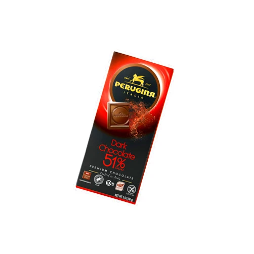 Perugina Dark Chocolate 51% Bar, 3 oz 12 Count(Pack of 1)