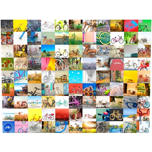 Ravensburger 99 Bicycles 1500 Piece Puzzle for Adults | Precision Fit | Unique Piece Design | FSC-Certified Materials
