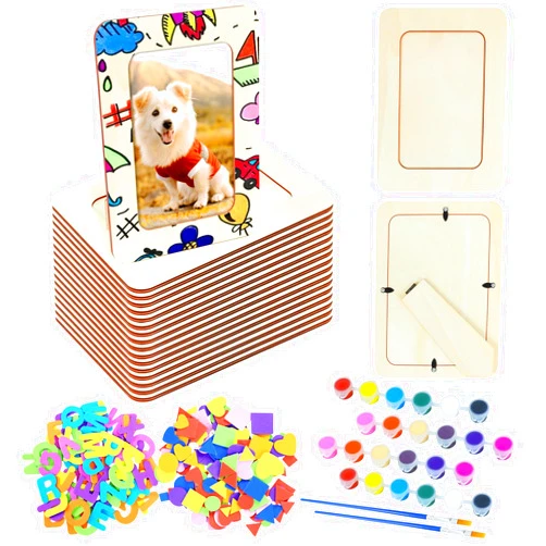 VOKOY 18 Pack DIY Wooden Picture Frames, 4