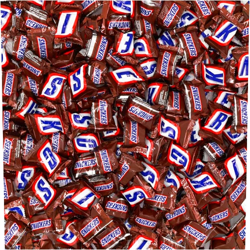 ASSORTIT X Snickers Miniatures Peanut Caramel Chocolate Candy Bars Individually Wrapped Holiday Chocolates Bulk 1.5 Lbs, 75+ Pcs Perfect for Trick Or Treat, Parties, Pinata Fillers (24-Oz)