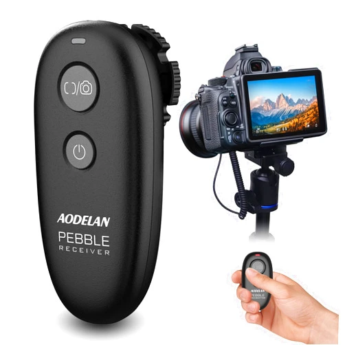 Aodelan Wireless Remote Shutter Release for Nikon D850, D810, D750, D5600, D3300, D3100, D7500, Z6, Z7, Coolpix P1000, D4, D5, D4s, Camera Wireless Remote Control Replaces Nikon MC-DC2 and MC-30A