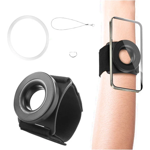 DEYOT Running Phone Holder for iphone, 360° Rotatable Magnetic Wrist Phone Holder, Armband Cell Phone Holder, Magnetic Phone Holder, Compatible with magsafe iPhone 15 14 13 12 Pro Max Plus Mini