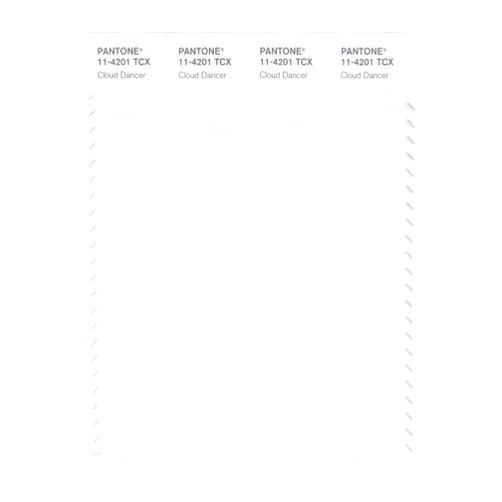 PANTONE Smart 11-4201X Color Swatch Card, Cloud Dancer