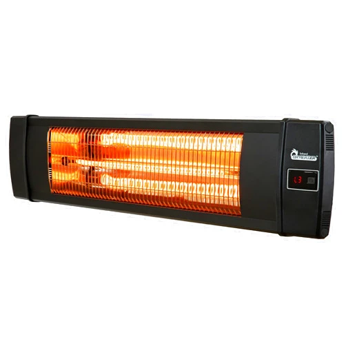 DR. INFRARED HEATER Dr Infrared Heater DR-238 Carbon Infrared Outdoor Heater for Restaurant, Patio, Backyard, Garage, and Decks, Standard, Black