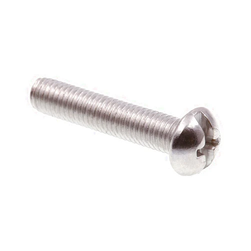 Prime-Line 9004253 Machine Screw, Round Head, Slotted/Phillips Combo, #10-32 X 1 in, Grade 18-8 Stainless Steel, Pack of 25