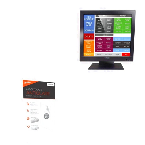 BoxWave Screen Protector Compatible With GVision USA G Vision USA P17BH-AB-400G - ClearTouch Anti-Glare (2-Pack), Anti-Fingerprint Matte Film Skin