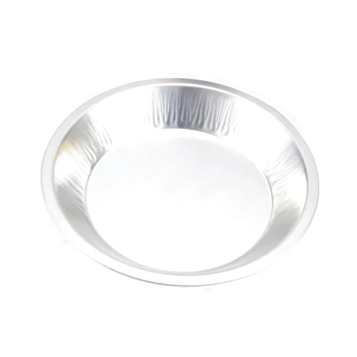 KitchenDance.com KitchenDance Disposable Heavyweight Aluminum Foil Pie Pan - 36 Ounces Round Baking Pan Perfect for Homemade Cakes, Pies - Aluminum Foil Pan for Baking, Storing, and Preparing Food #1070 (500, Silver)