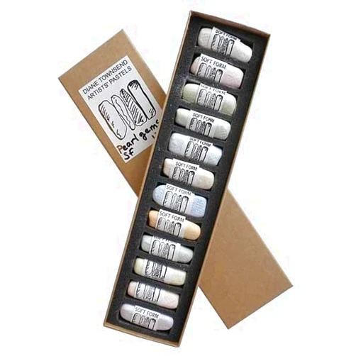 FineArtStore Diane Townsend Handmade Soft Pastel Sets - Pearl Gems Set of 12 Pastels