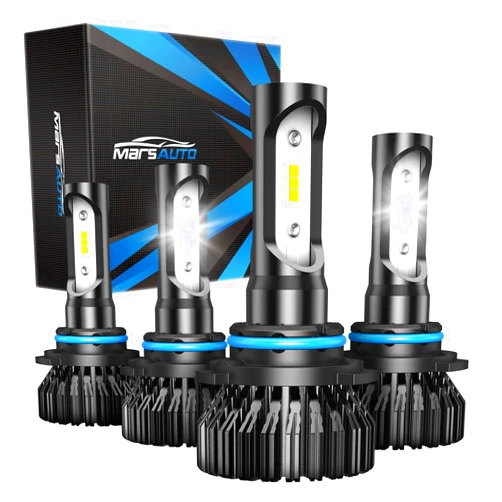 Marsauto 9006/HB4 9005/HB3 Bulbs, Cool Bright Kits, Fog Light Bulbs, Pack of 4
