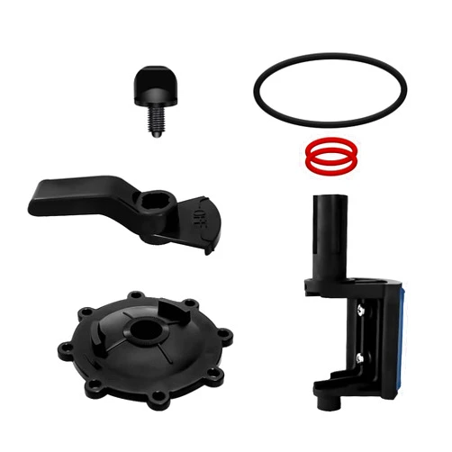 Cfweater 2-Port/3-Port Pool Valve Rebuild Kit Compatible with Jandy 2-way/3-way 4715, 4716, Valve and Gray Includes Handle 7433, Knob 4603, Valve Cover 4606, Diverter Valve 4720 (Pack of 1)
