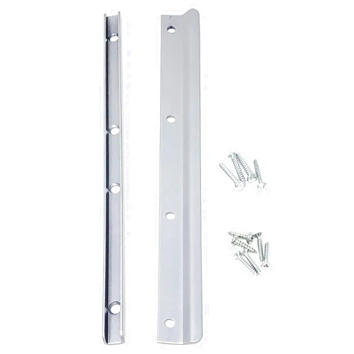 LATCHPROTECTOR.COM LATCHPROTECTOR LATCHPROTECTOR in-Swing Latch Guard LP300 12inch Steel, Gray Painted