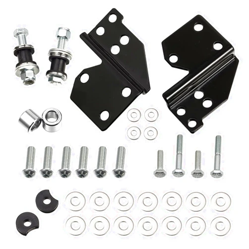 Benlari Detachable Front Docking Hardware Kit Compatible for Harley Davidson Touring 1997-2008 Road King Electra Glide Street Glide Road Glide Replace 53803-06