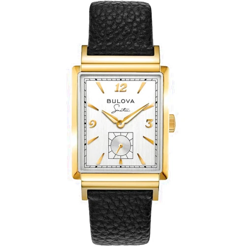 Bulova Men's Frank Sinatra My Way Leather Strap Watch