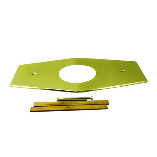 Westbrass A503-01 One-Hole Remodel Cover Plate for Mixet Bathtub and Shower Valves, 1-Pack, Polished Brass