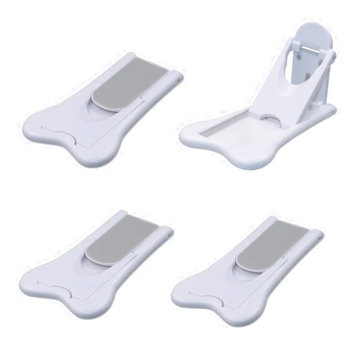 KongNai Sliding Door Lock for Child Safety, Window Stoppers for Vertical Wndows, Sliding Patio Door Lock for Baby Proof (4 Pack)