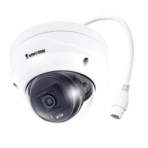 Vivotek FD9380-HF2 5 Megapixel HD Network Camera - Dome - 98.43 ft - H.264, H.265, MJPEG - 2560 x 1920 Fixed Lens - CMOS - Wall Mount, Ceiling Mount