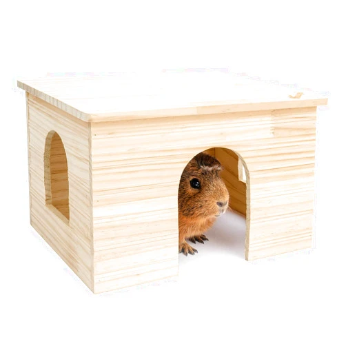 Niteangel Wood House with Window, Chinchilla and Guinea Pigs Hut Hideout