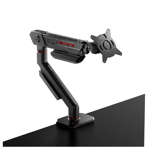 ASUS ROG Ergo Monitor Arm (AAS01) - Monitor Mount with Cable Management, Ergonomic, Pivot, Swivel, Height Fully Adjustable, Clean Desk Setup, up to 39 inches*,23lbs*, VESA 100x100, Mechanical Spring