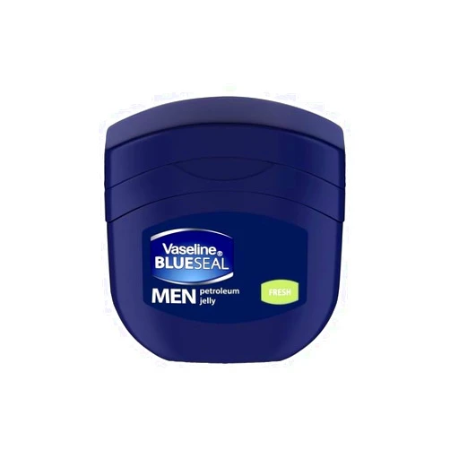 Vaseline Men's Fresh Blue Seal Petroleum Jelly, 250ml - Paraben-Free Dry Skin Whole Body Moisturizer