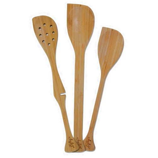 Lefty's The Left Hand Lefty's Left-Handed Bamboo Utensil Tool Set - Non Stick - Handmade for Kitchen - Kitchen Utensil - Turners for Lefties - Cookware for Home - Everyday Use - Set Mixing - Gifts for Left-Handed People