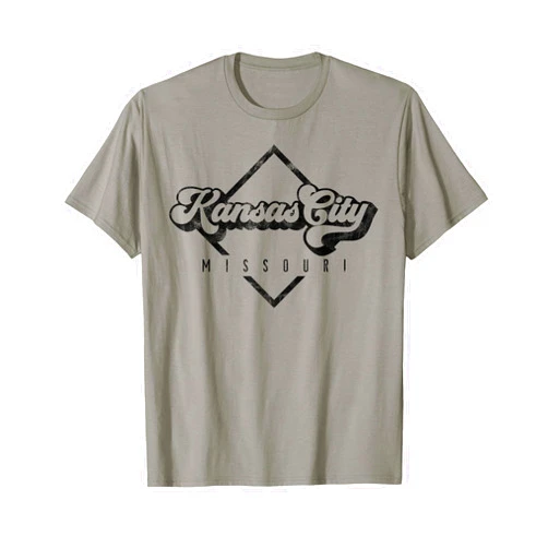 Kansas City Proud Shirt Emporium Vintage Kansas City Missouri Distressed Retro 70s 80s T-Shirt