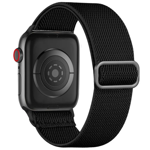 Maledan Stretchy Solo Loop Compatible with Apple Watch Band Women Men 40mm 44mm 45mm 41mm 38mm 46mm 49mm 42mm,Soft Nylon Elastic Braided Strap Wristband for iWatch Series 10 9 8 7 6 5 4 3 2 1 SE Ultra