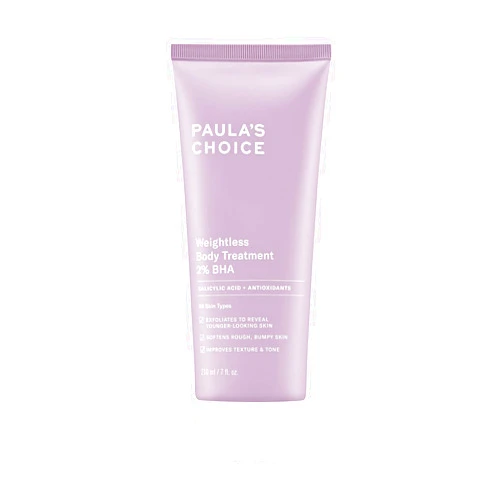 Paula's Choice Weightless Body Treatment 2% BHA, Salicylic Acid & Chamomile Lotion Exfoliant, Moisturizer for Keratosis Pilaris (KP) Prone Skin & Clogged Pores, Fragrance-Free & Paraben-Free