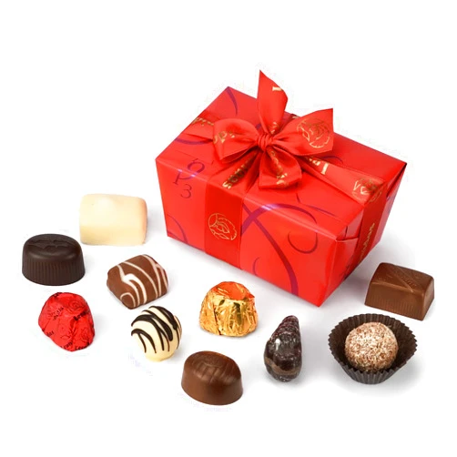 MARKY'S Leonidas Belgian White, Milk & Dark Chocolate Gift Box - 1 lb / 453 g - Birthday Thank You Anniversary Congratulations Gift Basket Gold Ribbon Gourmet Candy Assortment