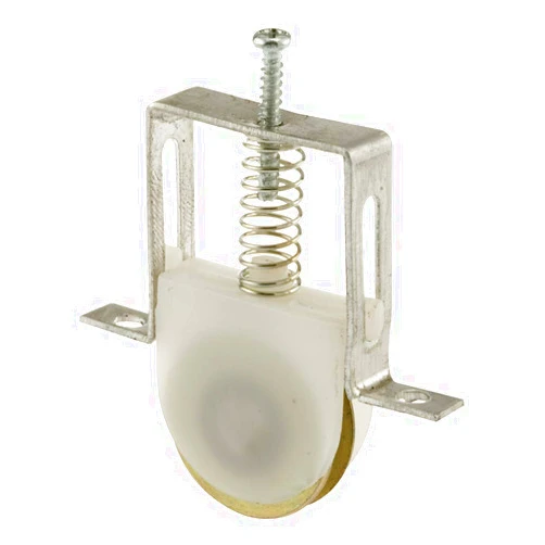 Slide-Co 11658 1 In. Nylon Spring-Loaded Rollers for Sliding Screen Doors, Columbia (2 Pack)