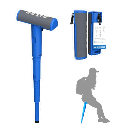 SITGO Portable Seat | Lightweight, Adjustable and Folding Lean-to Stool for Hiking, Traveling, Camping, Concerts and Amusements Parks