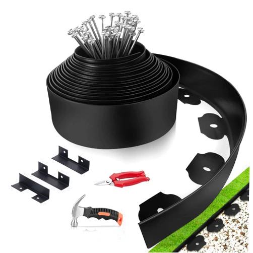 Uouteo 40ft No-Dig Landscape Edging Kit -3.94