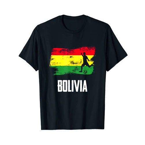 National Flags & Roots Proud Heritage Gifts Bolivia Flag Jersey Bolivian Soccer Team Bolivian T-Shirt