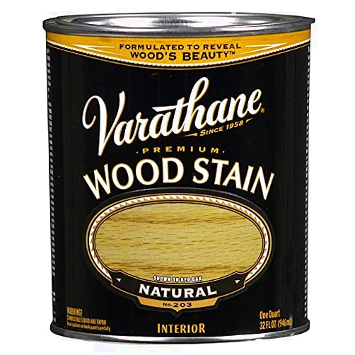 Rust-Oleum 2-Pack of 1 qt Rust-Oleum 211688H Natural Varathane Oil-Based Interior Wood Stain