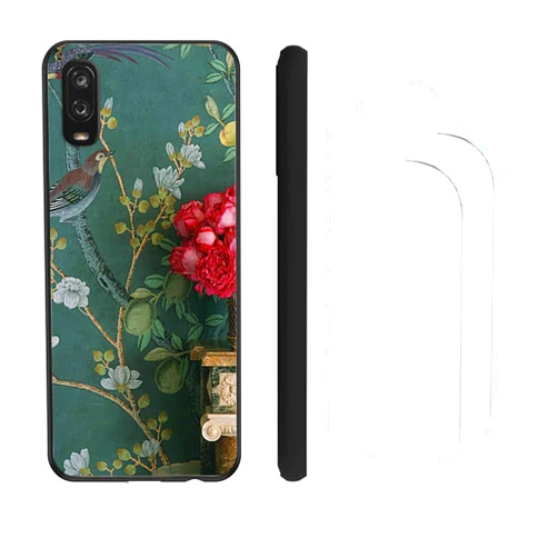 Jioeuinly Case for Jitterbug Smart 3 / Lively Smart Smartphone Jitterbug Phone Case Cover + [2 Pack] Film Soft TPU Screen Protector J-5