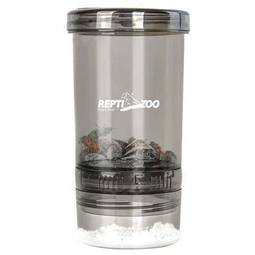 REPTI ZOO Reptile Cricket Powder Mixer, Insect Calcium Mixer, Cricket Nutrients Shaker for Gecko Snake Lizards, Feed Dispenser for Reptile & Amphibians | Terrarium Tank Accessories