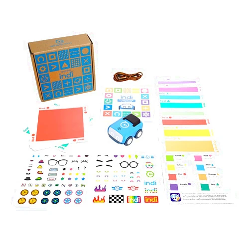 Sphero Indi at-Home Learning Kit - Screenless Coding Robot for Kids 4+ - Build Mazes, Learn Computational Thinking - Problem Solve Like an Engineer - Educational STEM Toy for Creative Minds
