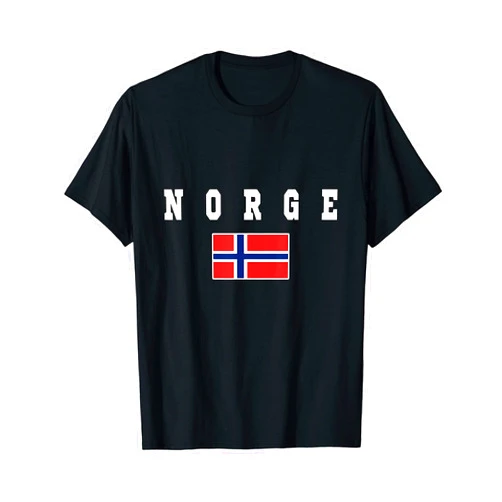 Norge National Pride Norwegians Tees Norge Flag souvenir Gift Norwegians T-Shirt