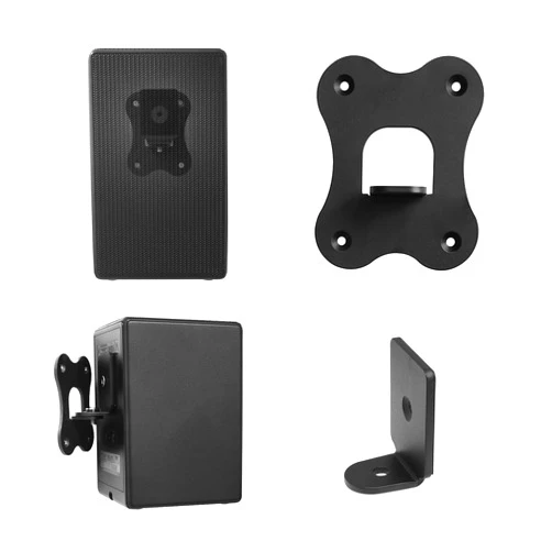 EUGOOCX Speaker Wall Mount Bracket for SAMSUNG Wireless Rear Speaker SWA-9500S, Home Theater Surround Speakers Holder Compatible with SWA-9500S/XY SWA-9500S/XZ (Black 1PC)