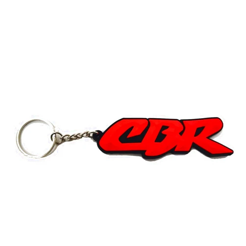 Decor Season Rubber Motorcycle Key Holder Chain Fob Rings Compatible With Honda CBR