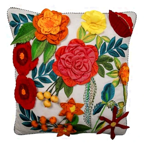 MACKENZIE-CHILDS Kira's Garden Pillow