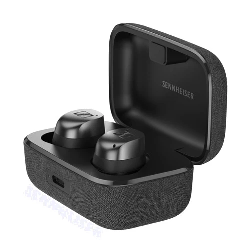Sennheiser Consumer Audio Sennheiser MOMENTUM True Wireless 4 Smart Earbuds with Bluetooth 5.4, Crystal-Clear Sound, Comfortable Design, 30-Hour Battery Life, Adaptive ANC, LE Audio and Auracast - Black Graphite