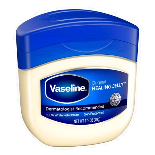 Vaseline Original Healing Jelly 100% White Petrolatum Skin Protectant, 1.75 Oz.
