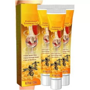 EXQST Bee Venom Pain Relief Cream, Bee Venom Professional Treatment Gel Bee Venom Treatment Gel, Promotes Blood Circulation 3pcs